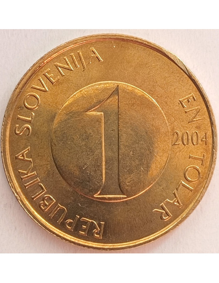 Rewers monety Słowenia 1 Tolar 2004