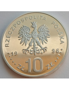 Awers monety 10 Złotych 1996 Stanisław Mikołajczyk 2