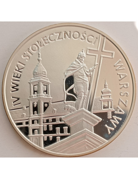 Awers monety 20 Złotych 1996