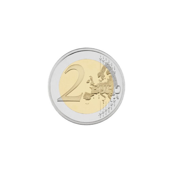 Rewers monety Chorwacja 2 euro 2023 Wprowadzenie euro