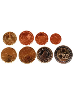 Awers monety Słowenia Zestaw monet 2007 Słowenia