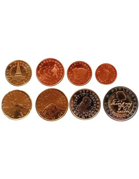 Awers monety Słowenia Zestaw monet 2007 Słowenia