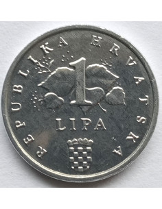 Awers monety Chorwacja 1 Lipa 2009 2