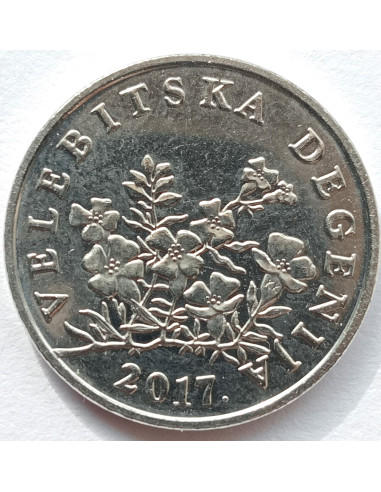 Awers monety Chorwacja 50 Lipa 2017