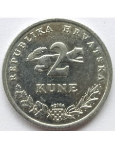Awers monety Chorwacja 2 Kuna 2019 2