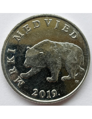 Awers monety Chorwacja 5 Kuna 2019