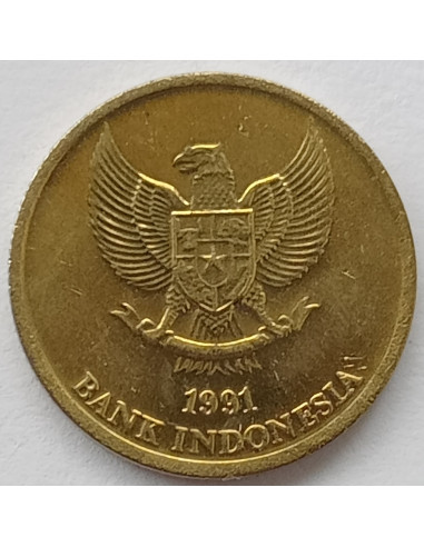 Awers monety Indonezja 50 Rupii 1991