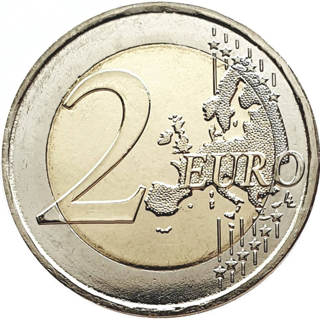 Rewers monety Grecja 2 euro 2020 2500 rocznica bitwy pod Termopilami