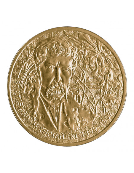 Rewers monety 2 zł 2004 Polscy malarze XIX/XX w.: Stanisław Wyspiański woreczek 50 szt.