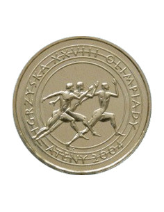 Awers monety 2 zł 2004 Igrzyska XXVIII Olimpiady – Ateny woreczek 50 szt. 2