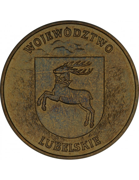 Rewers monety 2 zł 2004 Herby Województw: lubelskie woreczek 50 szt.