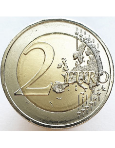 Awers monety Grecja 2 euro 2018 Pamięci Kostisa Palamasa w 75 rocznicę śmierci 2