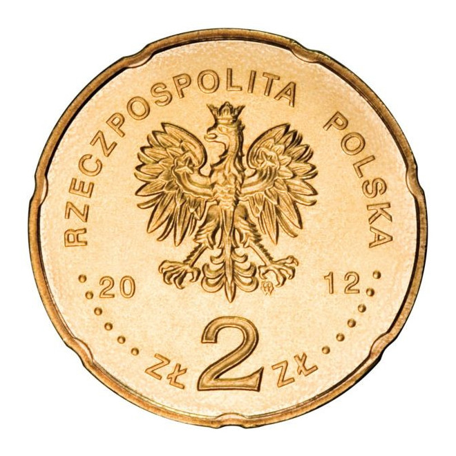 Rewers monety 2 zł 2012 50lecie Programu 3 Polskiego Radia woreczek 50 szt.