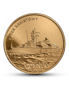 Awers monety 2 zł 2013 Polskie okręty: Kuter rakietowy „Gdynia” woreczek 50 szt. 2