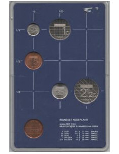 Awers monety 1982 Różne Guldeny Zestaw FDC 2