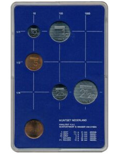 Awers monety 1984 Różne Guldeny Zestaw FDC 2