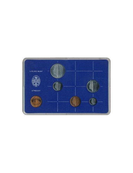 Awers monety 1986 Różne Guldeny Zestaw FDC