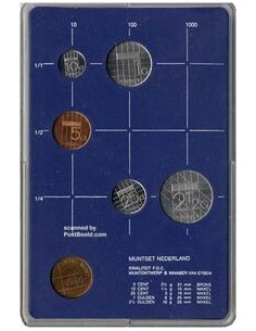 Awers monety 1986 Różne Guldeny Zestaw FDC 2