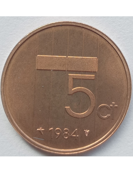 Rewers monety Holandia 5 Cent 1984