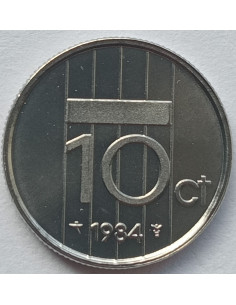 Awers monety Holandia 10 Cent 1984 2
