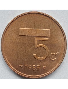Awers monety Holandia 5 Cent 1985 2