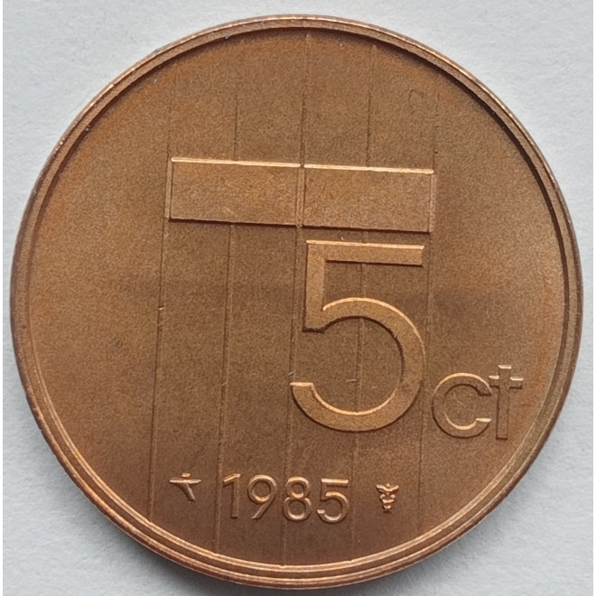 Rewers monety Holandia 5 Cent 1985