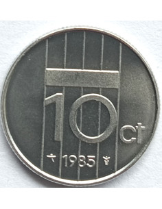 Awers monety Holandia 10 Cent 1985 2