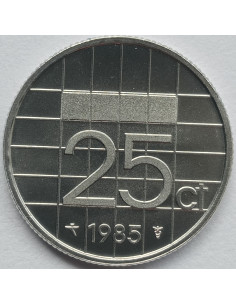 Awers monety Holandia 25 Cent 1985 2