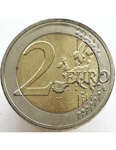 Awers monety Grecja 2 euro 2015 30lecie istnienia flagi europejskiej Grecja 2