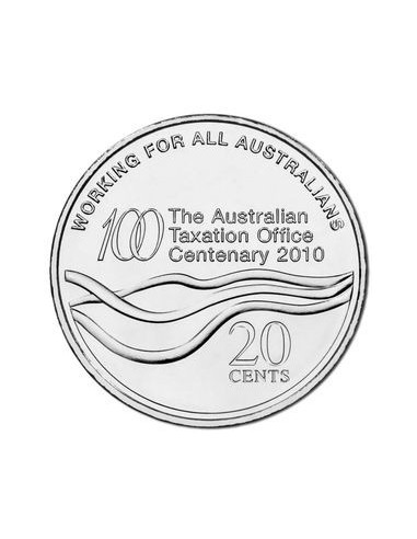Awers monety Australia 20 Centów 2010