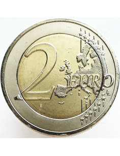 Awers monety Grecja 2 euro 2013 100lecie Unii Krety z Grecją 2