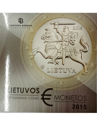 Awers monety Litwa Różne euro zestaw 2015