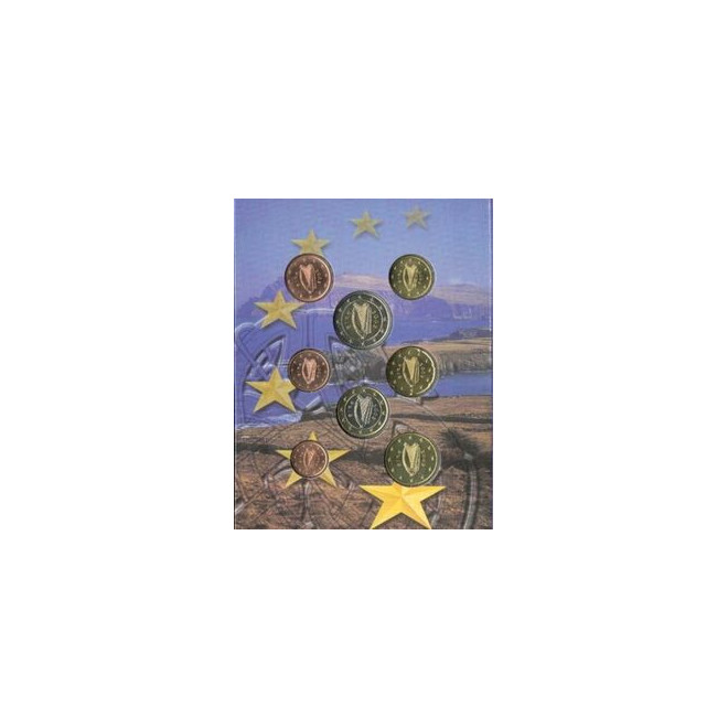 Rewers monety Irlandia Różne euro zestaw 2002