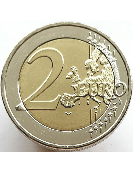 Rewers monety Grecja 2 euro 2012 10lecie banknotów i monet euro Grecja