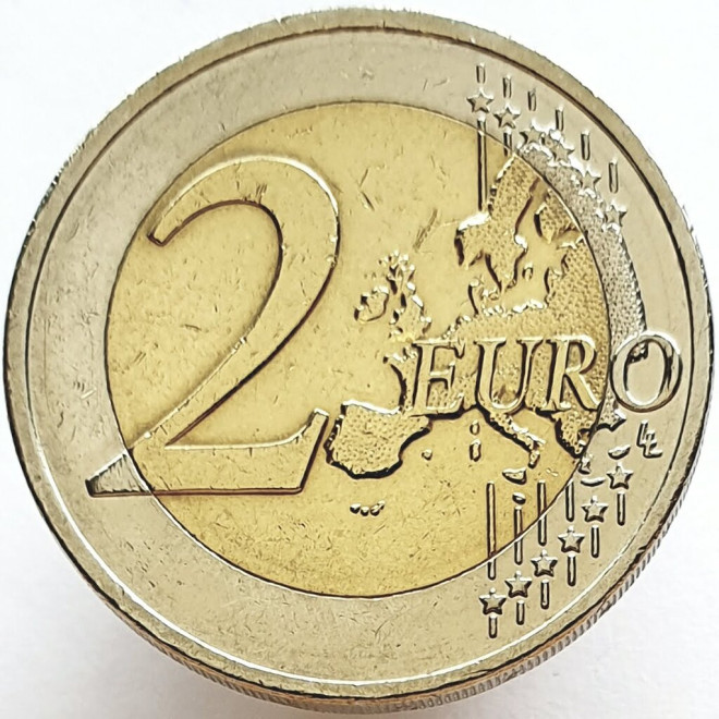 Rewers monety Grecja 2 euro 2011 Światowe Letnie Igrzyska Olimpiad Specjalnych w Atenach