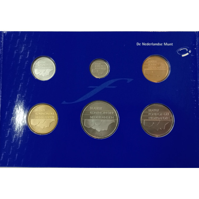 Rewers monety 2000 Różne Guldeny Zestaw