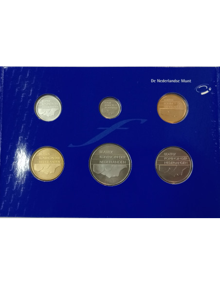 Rewers monety 2000 Różne Guldeny Zestaw