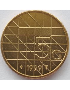 Awers monety Holandia 5 Gulden 1999 2