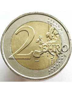 Awers monety Grecja 2 euro 2009 10lecie wprowadzenia systemu euro Grecja 2