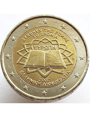 2 euro 2007 50-lecie Traktatu Rzymskiego (Grecja)