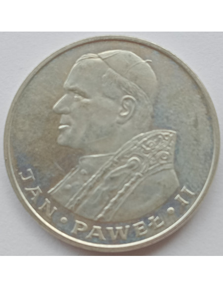 Awers monety 1000 Złotych 1982 Wizyta papieża Jana Pawła II