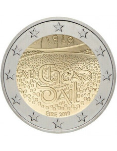 Awers monety Irlandia 2 euro 2019 Setna rocznica pierwszego zgromadzenia Dáil Éireann