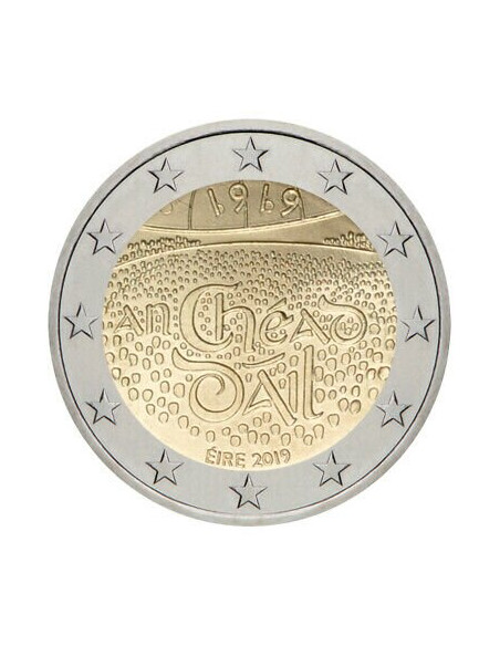 Awers monety Irlandia 2 euro 2019 Setna rocznica pierwszego zgromadzenia Dáil Éireann