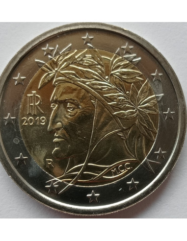 Awers monety Włochy 2 Euro 2019