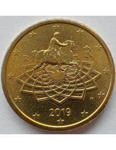 Awers monety Włochy 50 Euro Cent 2019 2