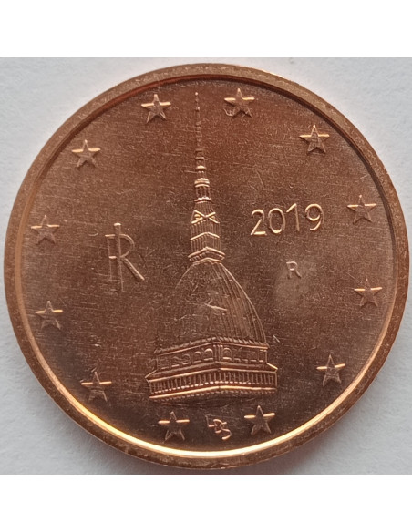 Moneta Włochy 2 Euro Cent 2002 Turyn - Wieża Mole Antonelliana