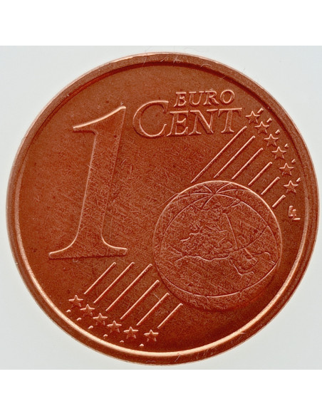 Rewers monety Włochy 1 Euro Cent 2019 Bari Zamek del Monte