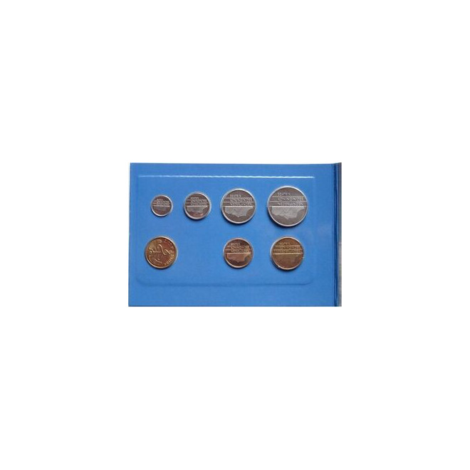 Rewers monety 1992 Różne Guldeny Zestaw Prowincja Zelandia