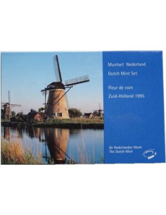 Awers monety 1995 Różne Guldeny Zestaw Prowincja Zelandi
