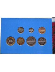 Awers monety 1995 Różne Guldeny Zestaw Prowincja Zelandi 2